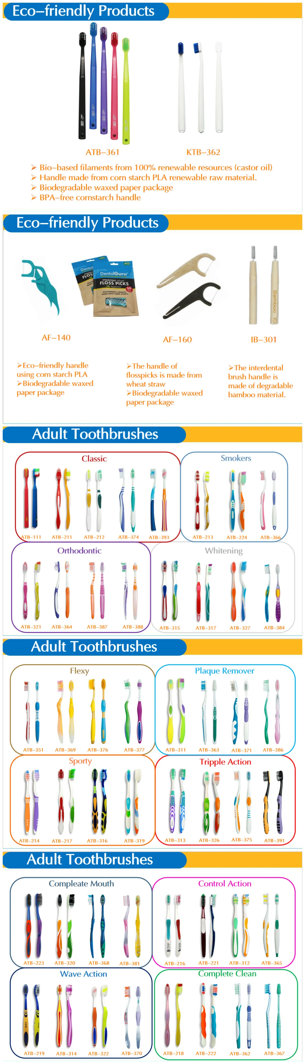 Wire-Free Disposable Soft Interdental Toothbrush