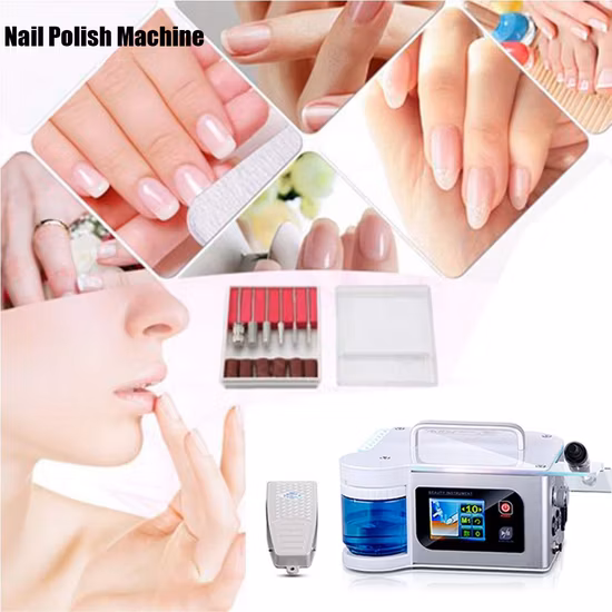 Máquina de uñas eléctrica profesional de 35000 rpm para pulidora de uñas acrílicas