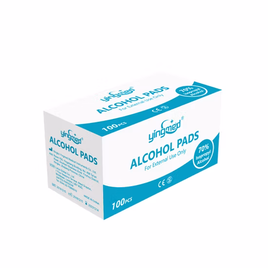 Nuevos productos Certificado CE y FDA Almohadilla/hisopo de preparación de algodón con alcohol médico