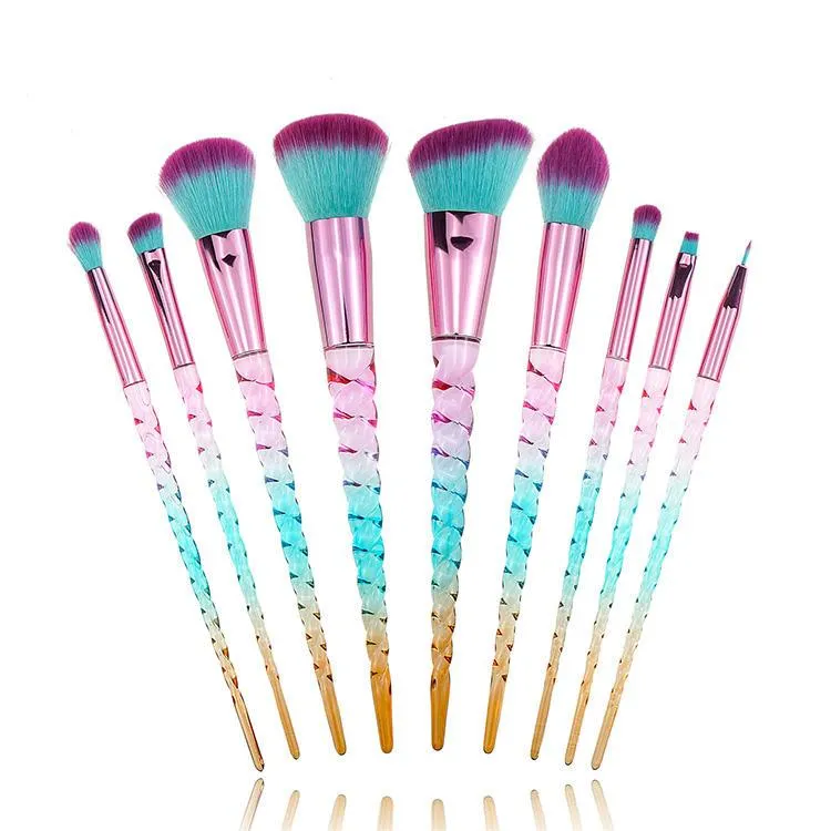 Mkae-up Brush Set Blending Eyebrow Lip Makeup Brush 9PCS